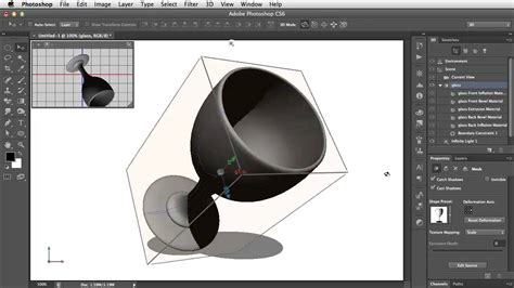 Create Lathed 3d Objects In Photoshop Cs6 Extended