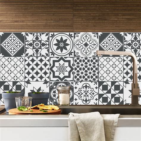 Tile Sticker Easy To Apply Peelandstick Home Kitchen And Bathroom