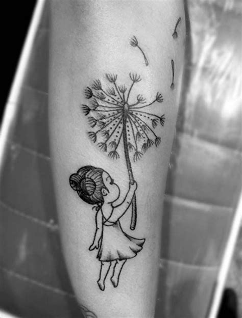 Geometric Tattoo 150 Most Enticing Dandelion Tattoos And Their