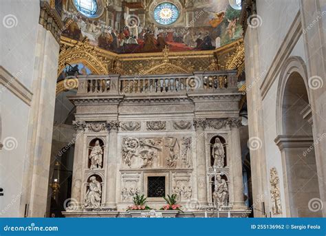 Loreto Marche Italy The Basilica Of The Holy House Editorial