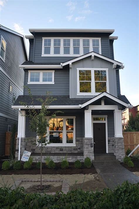 However, just because these designs aren't as wide as others does not mean they skimp on features and. Plan 85116MS: 3 Level Row House with Bonus Level | Row ...