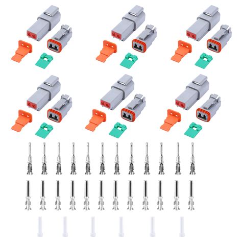 Buy Deutsch Dt Grey Pin Connectors Sets Waterproof Electrical Wire Connector With Solid