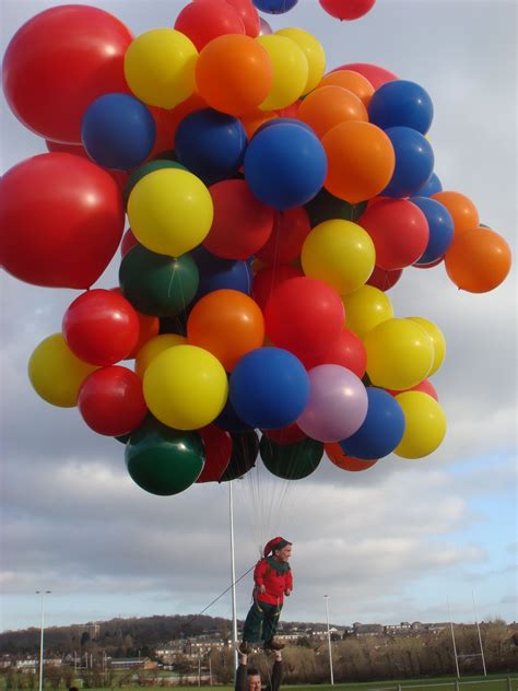How Many Balloons Does It Take To Lift A Man