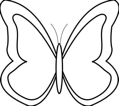 Free Simple Butterfly Black And White Download Free Simple Butterfly Black And White Png Images