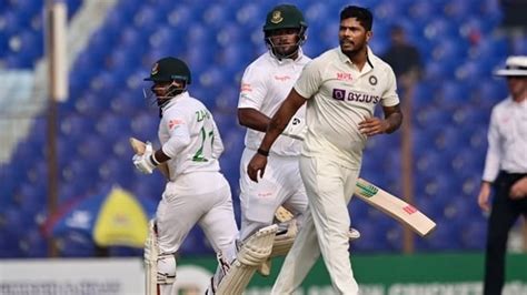 India Vs Bangladesh 1st Test Day 2 Highlights Ban Reduced To 1338 At