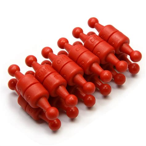 24 Ct Neopin Red Magnetic Push Pins Super Strong Neodymium Magnets