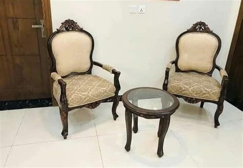 Traditional Bed Room Chairs Set Chiniot Furniture Rose Wood Furniture