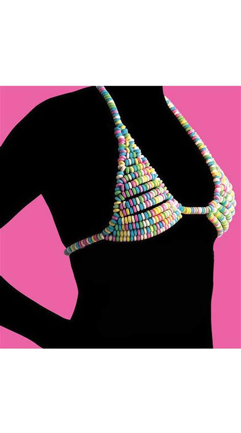 candy bra candy necklace bra edible bra