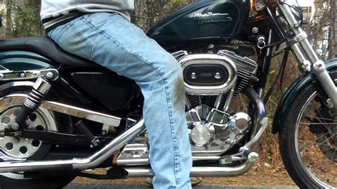 This bike is super fast kicking out 97 horsepower (stock is about 60 horse) and it is also increadibly loud. 2001 SPORTSTER 1200 CUSTOM - YouTube