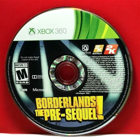 Borderlands The Pre Sequel Xbox 360 Disc Only 22106 Ebay