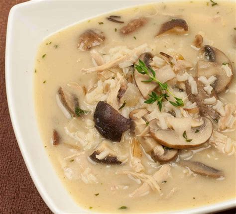 turkey rice and mushroom soup recipe mygourmetconnection