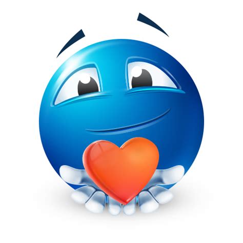 Bluemoji Heres My Heart Blue Emojis Know Your Meme