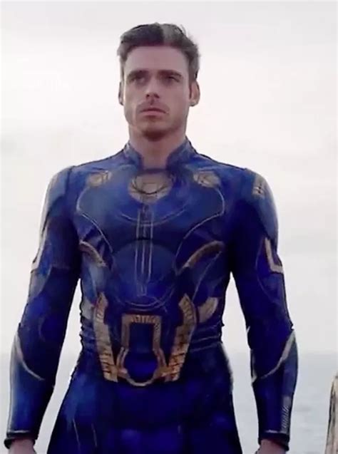 Fans Go Wild For Hunky Richard Madden As He Gets Up Close To His Co Star On New Marvel Eternals