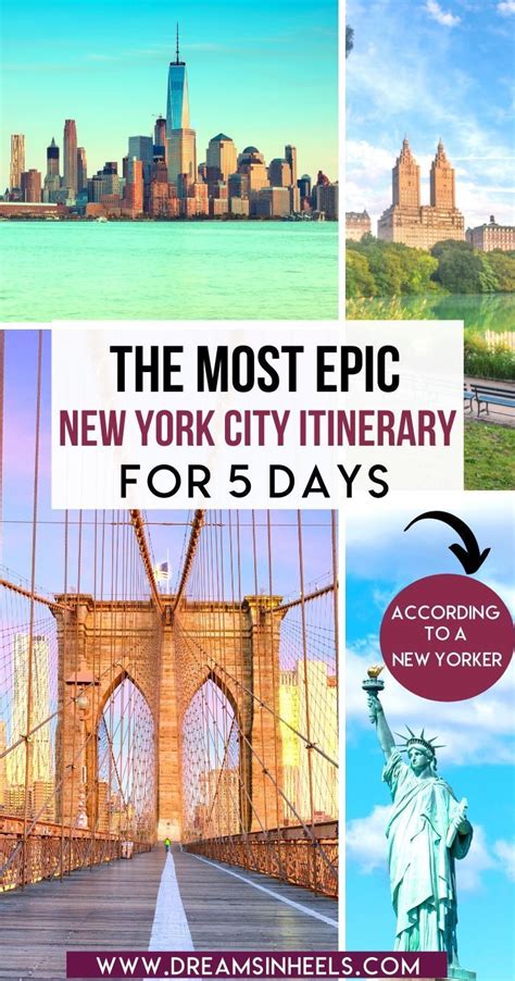 5 Days In New York City 5 Unique New York Itineraries For 5 Days By A