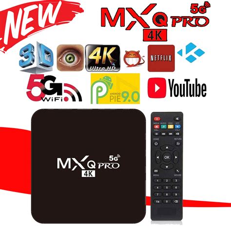 Mxq Pro 4k 5g Ultra Hd Android Tv Box Wireless Wifi Quad