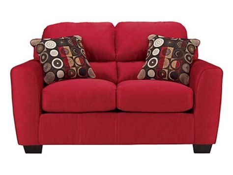 Image Detail For Ashley Furniture Thornton Red Sofa And Loveseat 5