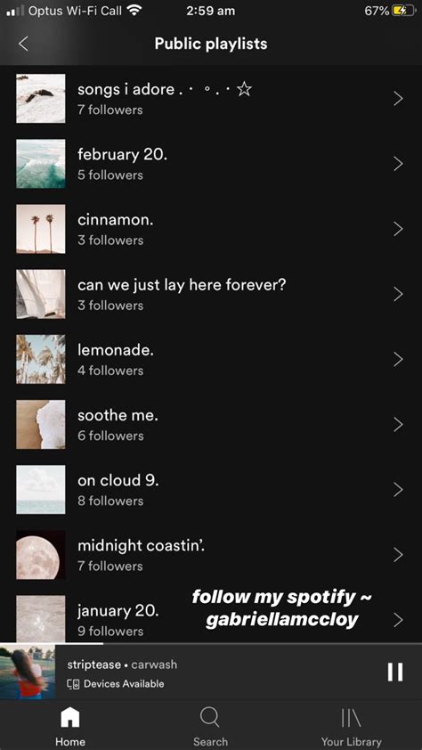 So, how to view your spotify wrapped? follow my Spotify ~ gabriellamccloy .・。.・☆ in 2020 ...