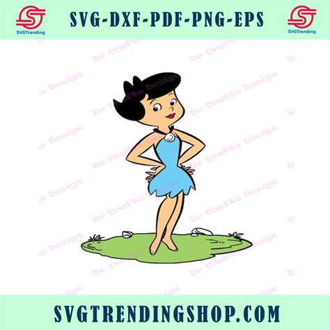 Betty Rubble The Flintstones Svg 1 Svg Dxf Cricut Silhouette Cut