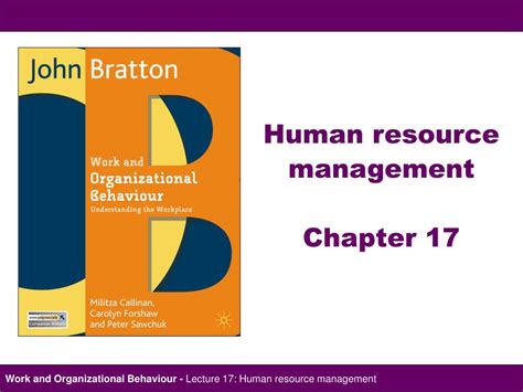 Human resource management (hrm) is the term used to describe formal systems devised for the management of people within an organization. PPT - Human resource management Chapter 17 PowerPoint ...
