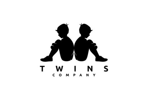 Twins Kids Company Logo Design Graphic By Roossoo · Creative Fabrica