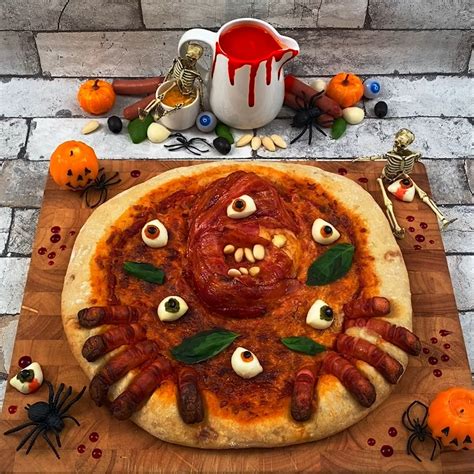 Recipe Halloween Pizza By Chefclub Original Chefclub Tv