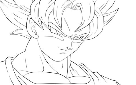 Dibujos de dragon ball z para colorear. Dibujos de Goku para Colorear ~ Dibujos para Niños