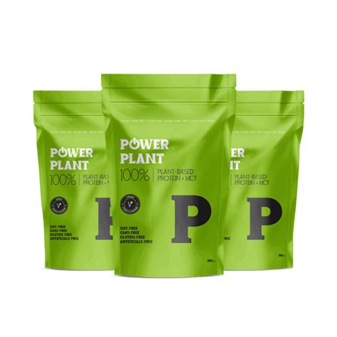 Powerlogy Plant Protein 350 G Triple Pack • Powerlogy