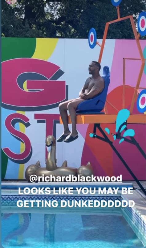 Celeb Lover On Twitter Richard Blackwood Being Dunked Into A Pool In
