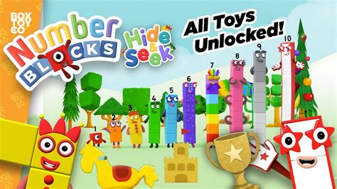 All Toys Unlocked In Numberblocks Hide And Seek Just Add To 10 Youtube