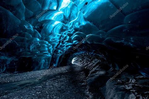 Ice Cave In Iceland Stock Photo By ©surangastock 77944352
