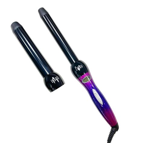 2 In 1 Curling Iron Set Tourmaline Ceramic Curling Iron With