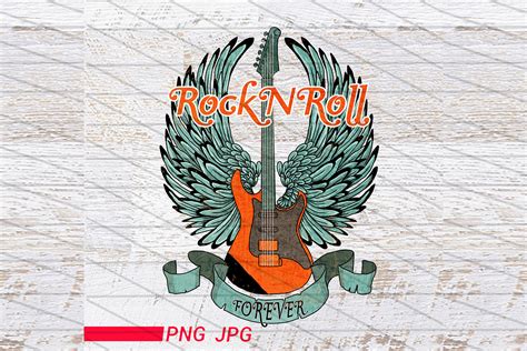 rock and roll forever graphic by printxi · creative fabrica