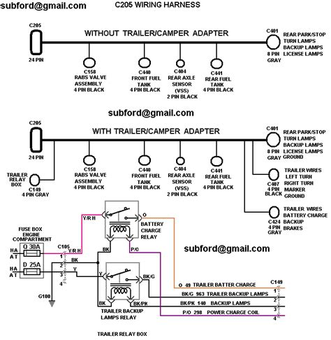 2005 Ford F350 Trailer Wiring Diagram Wiring Draw And Schematic