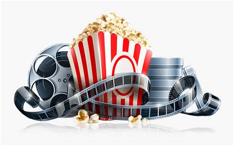 Movie Reel And Popcorn Clipart Hd Png Download Transparent Png Image