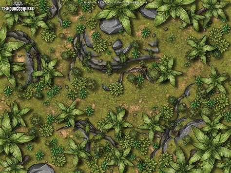 Free Rpg Battle Map Pack Jungle Day And Night The Dungeon Geek
