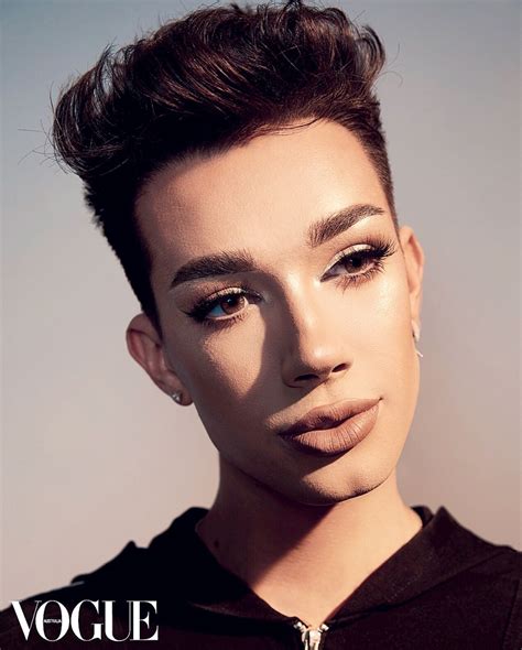 Beauty Influencer James Charles Wearing Our Signature Saber Earring In