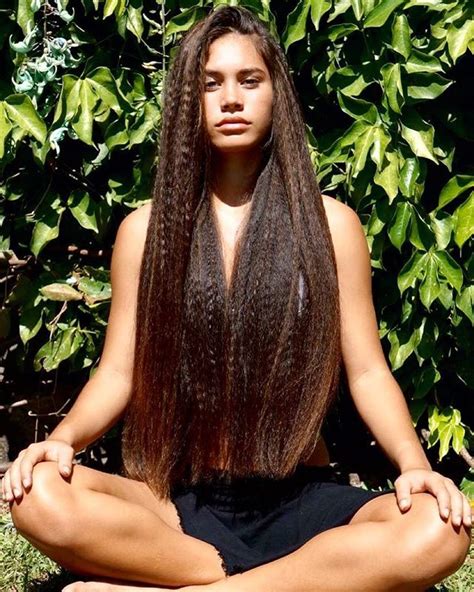 Polynesian Beauty Onaku Ellis Tahiti Polynesian Girls Long Hair