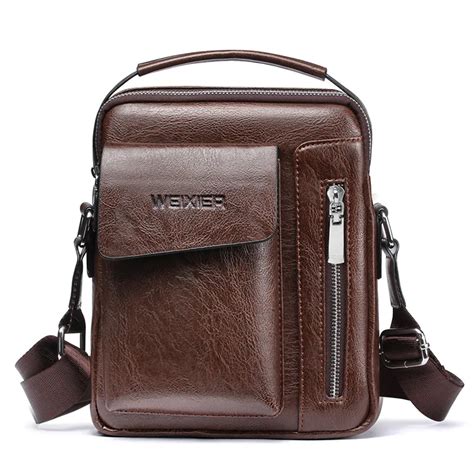 Top Quality Man Bag Leather Crossbody Bags For Men Messenger Bag Small
