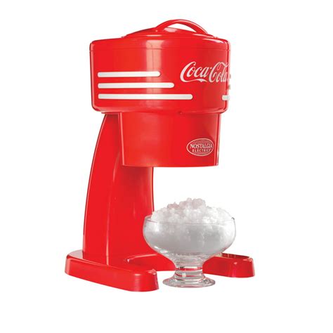 Nostalgia Rism900coke Coca Cola Electric Shaved Ice And Snow Cone Machine