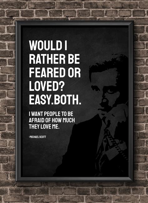 The Office Poster Michael Scott The Office Tv Show Tv Quote Etsy