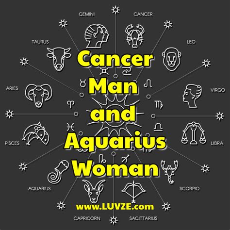 You could even say that he is fluent in female. Cancer Man and Aquarius Woman - Luvze