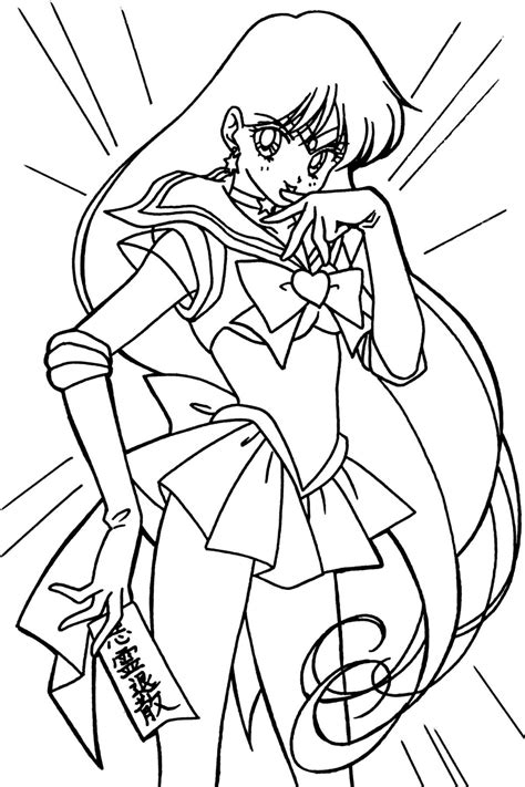Sailor Mercury Coloring Book Xeelha Libro De Colores Sailor Moon The