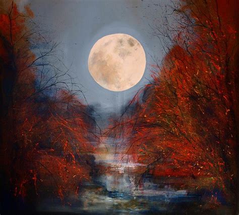 Full Moon Painting