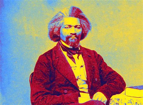 Frederick Douglass Circa 1879 Neon Art By Ahmet Asar Painting By Celestial Images Fine Art America
