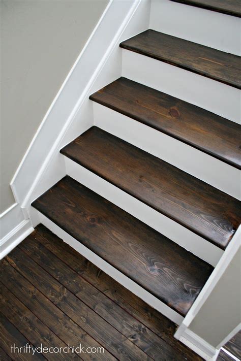 Wood Stairs With Painted Risers ~ Airey Print