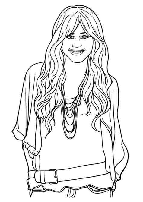 Famous Celebrities Coloring Pages