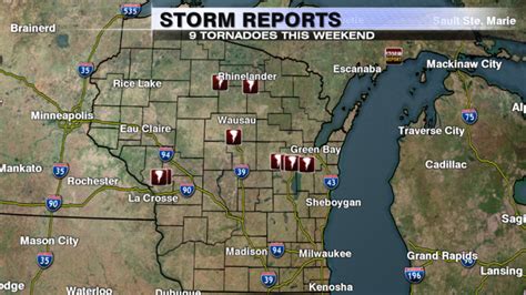 National Weather Service Confirms 10 Tornadoes In Less Than 24 Hours In
