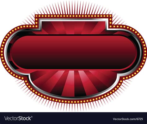 Marquee Sign Background Royalty Free Vector Image