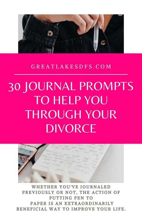 30 Journal Prompts To Help You Through Your Divorce Gldfs Divorce