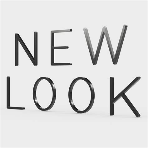 New Look Logo 2 3d Cgtrader